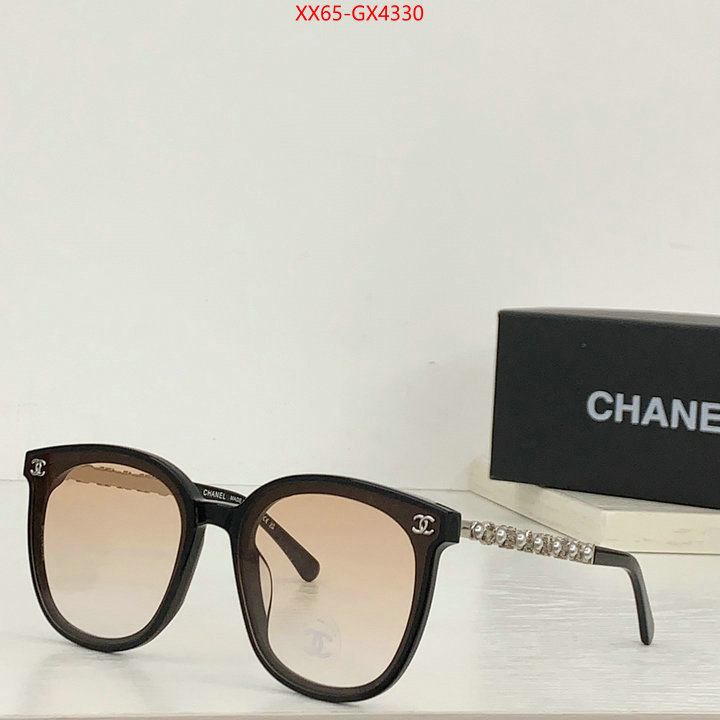 Glasses-Chanel top fake designer ID: GX4330 $: 65USD