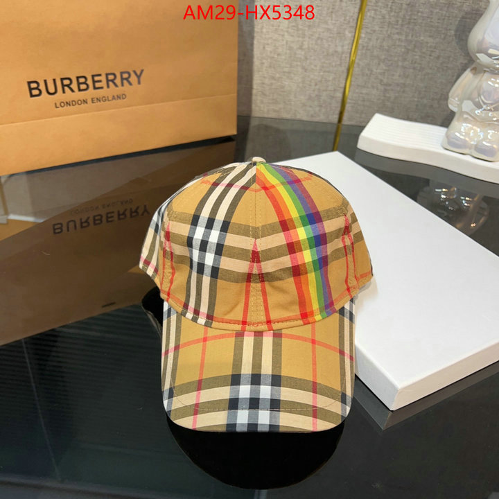 Cap(Hat)-Burberry designer 7 star replica ID: HX5348 $: 29USD