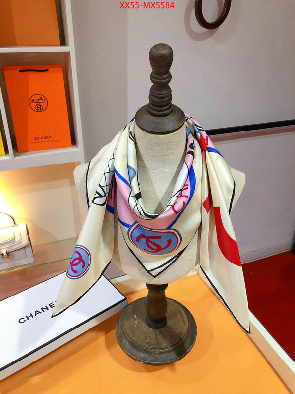 Scarf-Chanel high quality designer replica ID: MX5584 $: 55USD