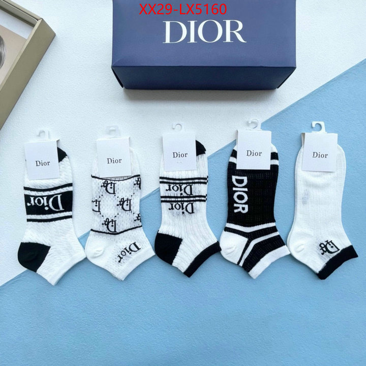 Sock-Dior high quality designer replica ID: LX5160 $: 29USD