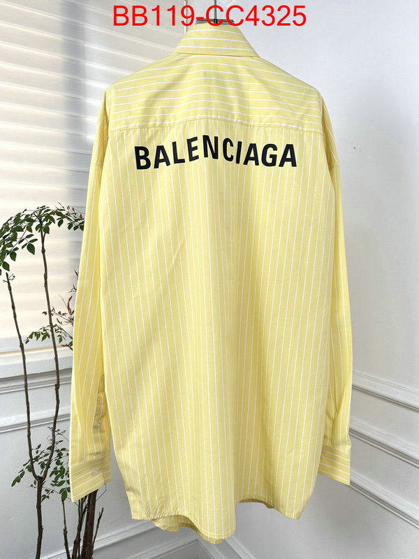 Clothing-Balenciaga fashion designer ID: CC4325 $: 119USD