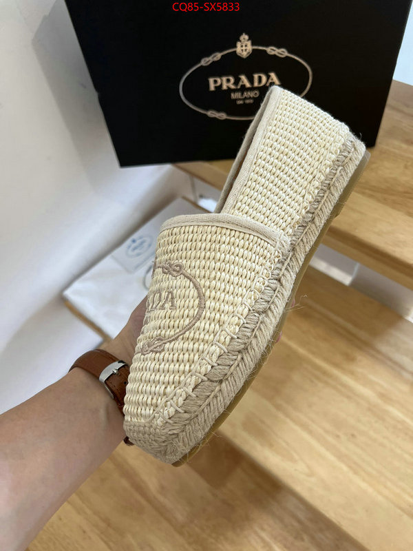 Women Shoes-Prada the top ultimate knockoff ID: SX5833 $: 85USD