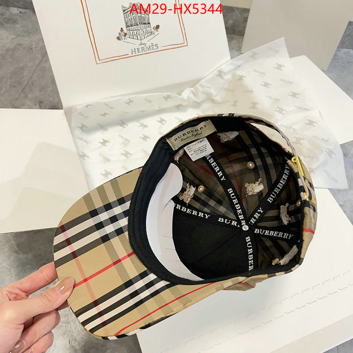 Cap(Hat)-Burberry where to buy fakes ID: HX5344 $: 29USD