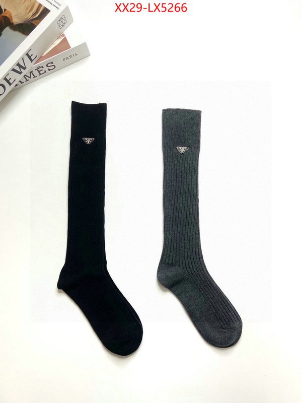 Sock-Prada how quality ID: LX5266 $: 29USD