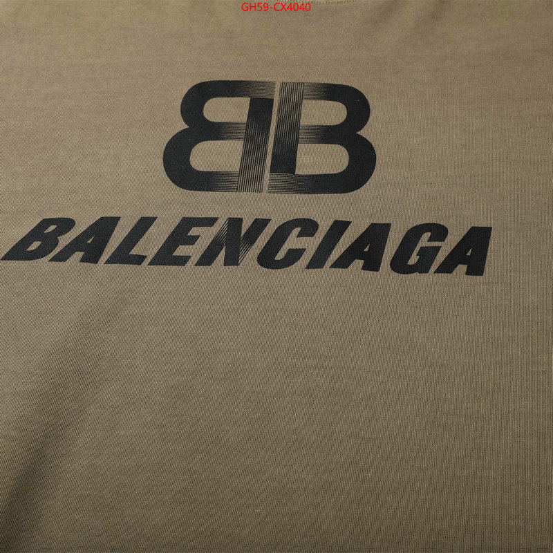 Clothing-Balenciaga top ID: CX4040 $: 59USD