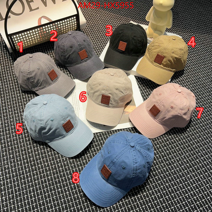 Cap(Hat)-Loewe knockoff highest quality ID: HX5955 $: 29USD