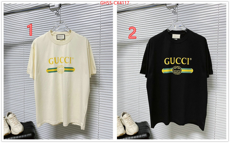 Clothing-Gucci best luxury replica ID: CX4117 $: 55USD