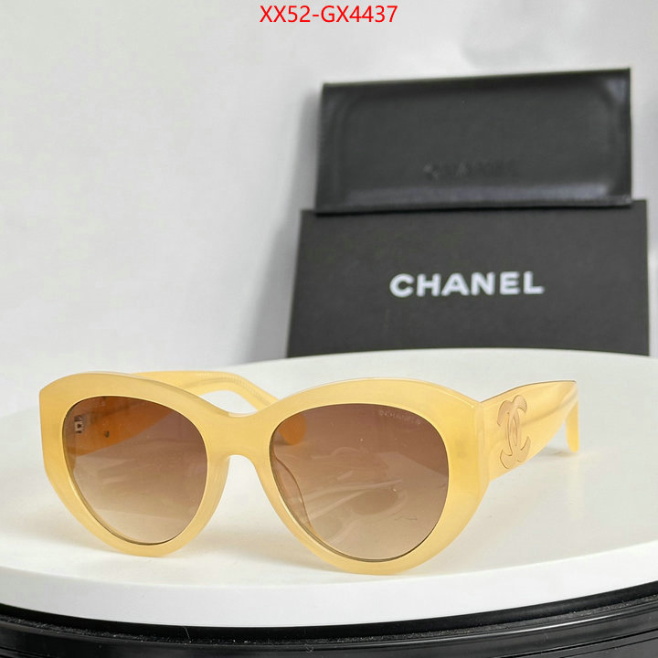 Glasses-Chanel cheap replica ID: GX4437 $: 52USD