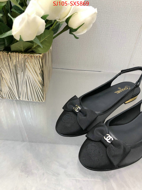 Women Shoes-Chanel luxury fake ID: SX5869 $: 105USD