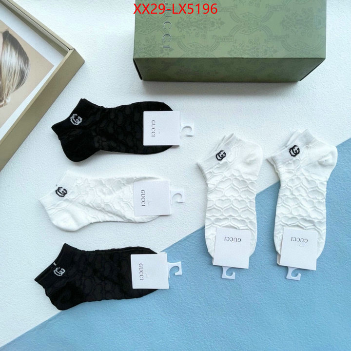 Sock-Gucci unsurpassed quality ID: LX5196 $: 29USD