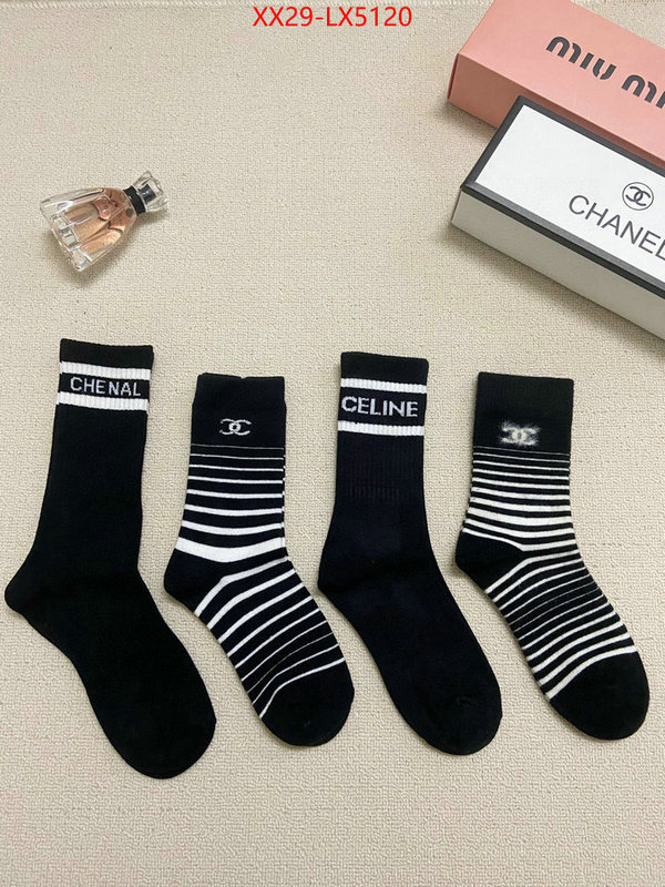 Sock-Chanel how to find replica shop ID: LX5120 $: 29USD