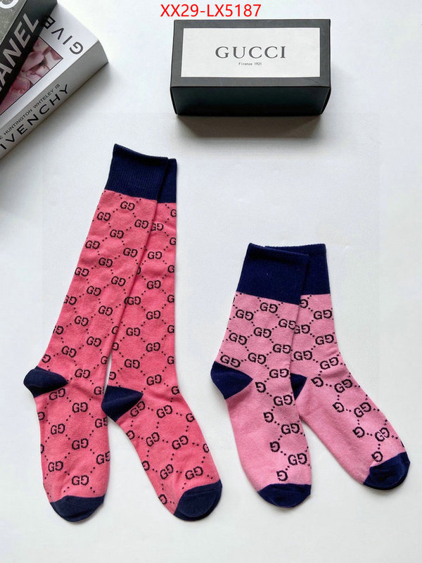 Sock-Gucci wholesale ID: LX5187 $: 29USD