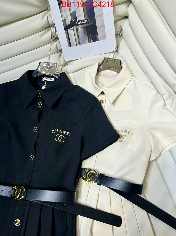 Clothing-Chanel where to buy high quality ID: CC4218 $: 119USD