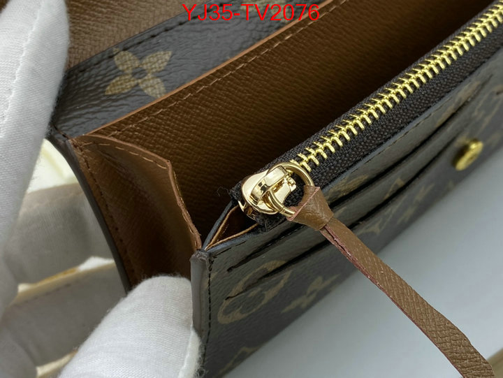 LV Bags(4A)-Wallet what is a counter quality ID: TV2076 $: 35USD,