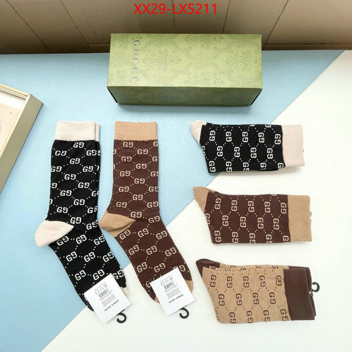 Sock-Gucci replica shop ID: LX5211 $: 29USD