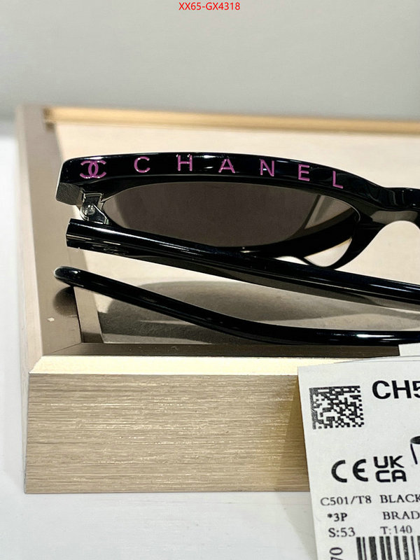 Glasses-Chanel shop the best high quality ID: GX4318 $: 65USD