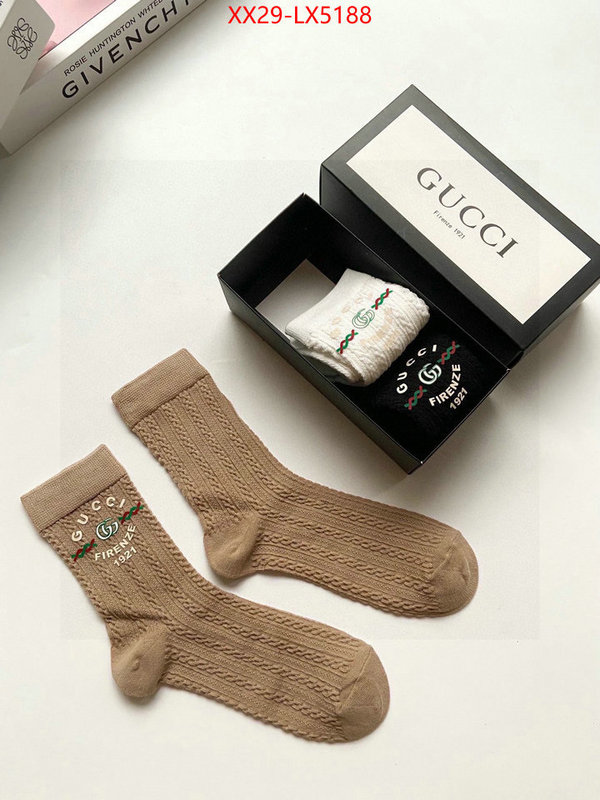 Sock-Gucci quality aaaaa replica ID: LX5188 $: 29USD