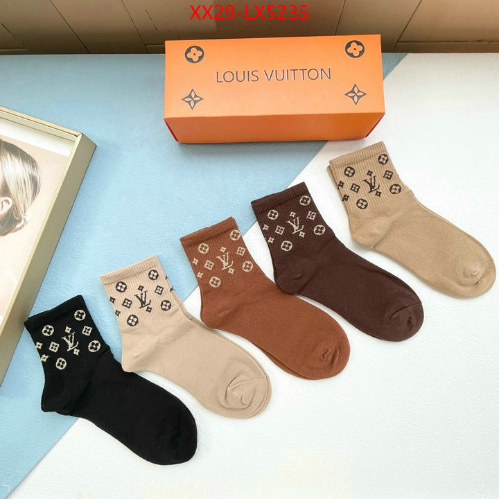 Sock-LV high quality 1:1 replica ID: LX5235 $: 29USD