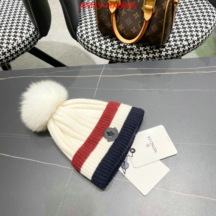 Cap(Hat)-Moncler the highest quality fake ID: HX6006 $: 35USD