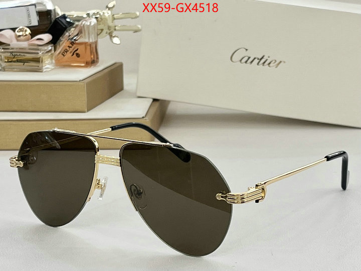 Glasses-Cartier fake aaaaa ID: GX4518 $: 59USD