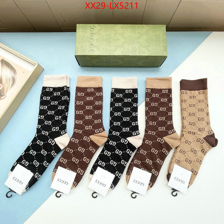 Sock-Gucci replica shop ID: LX5211 $: 29USD