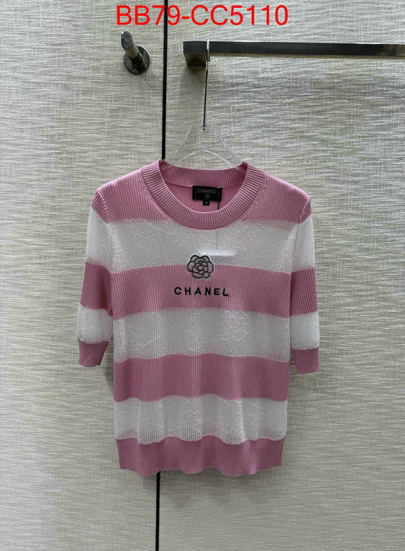 Clothing-Chanel highest quality replica ID: CC5110 $: 79USD