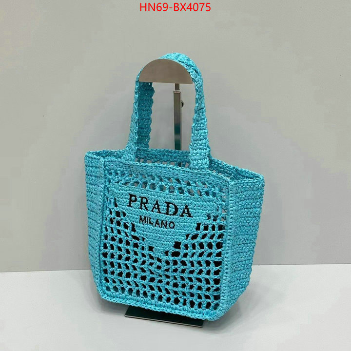 Prada Bags (4A)-Handbag- exclusive cheap ID: BX4075 $: 69USD,