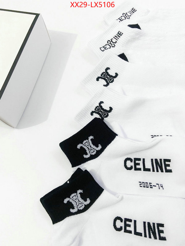 Sock-CELINE where to buy high quality ID: LX5106 $: 29USD