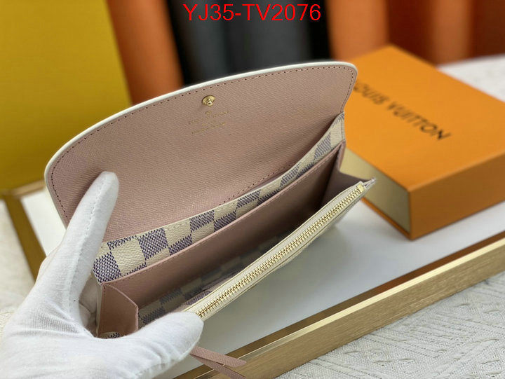 LV Bags(4A)-Wallet what is a counter quality ID: TV2076 $: 35USD,