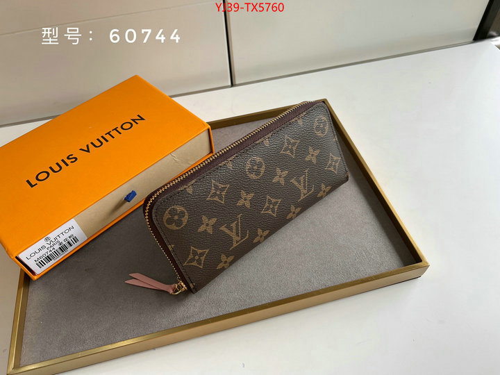 LV Bags(4A)-Wallet shop cheap high quality 1:1 replica ID: TX5760 $: 39USD,