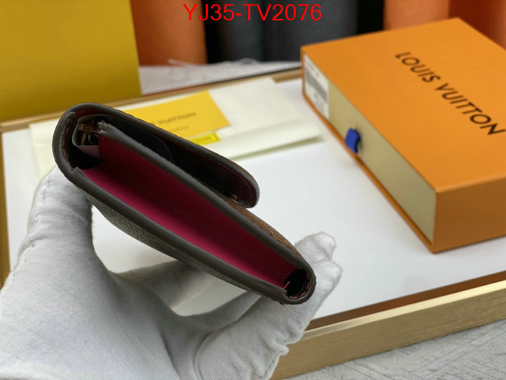 LV Bags(4A)-Wallet what is a counter quality ID: TV2076 $: 35USD,