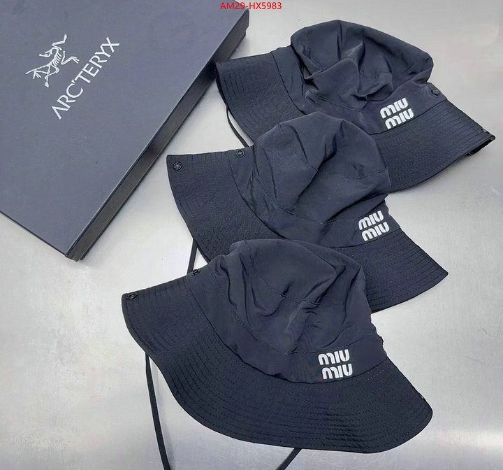 Cap(Hat)-Miu Miu for sale cheap now ID: HX5983 $: 29USD