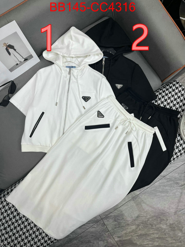 Clothing-Prada wholesale sale ID: CC4316 $: 145USD