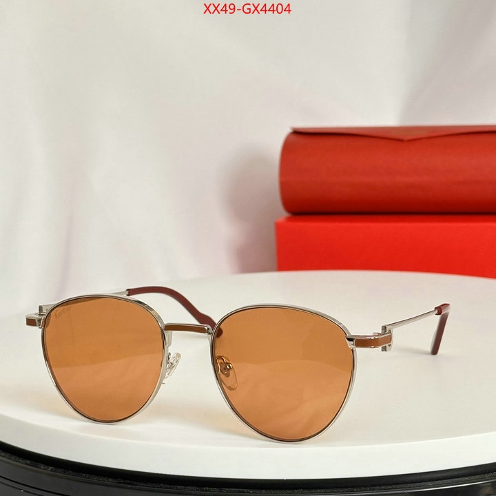 Glasses-Cartier best quality fake ID: GX4404 $: 49USD