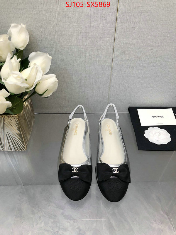 Women Shoes-Chanel luxury fake ID: SX5869 $: 105USD