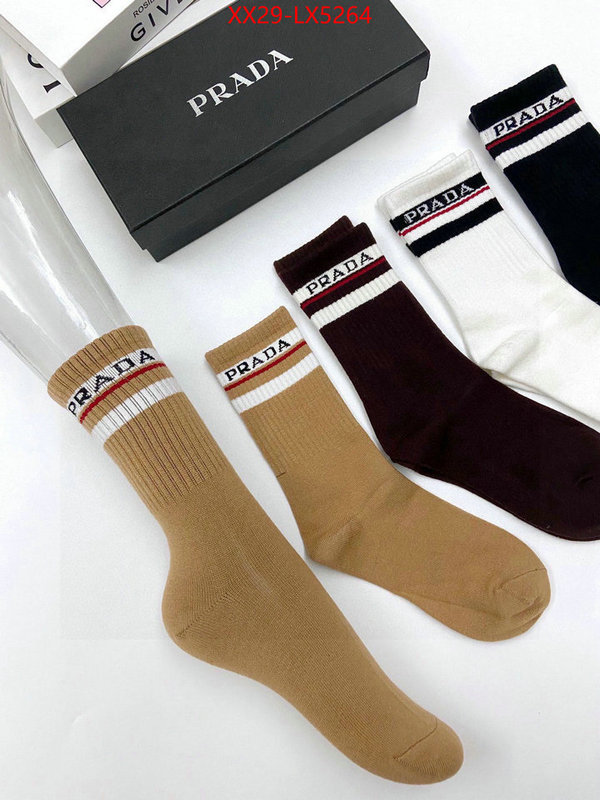 Sock-Prada what 1:1 replica ID: LX5264 $: 29USD