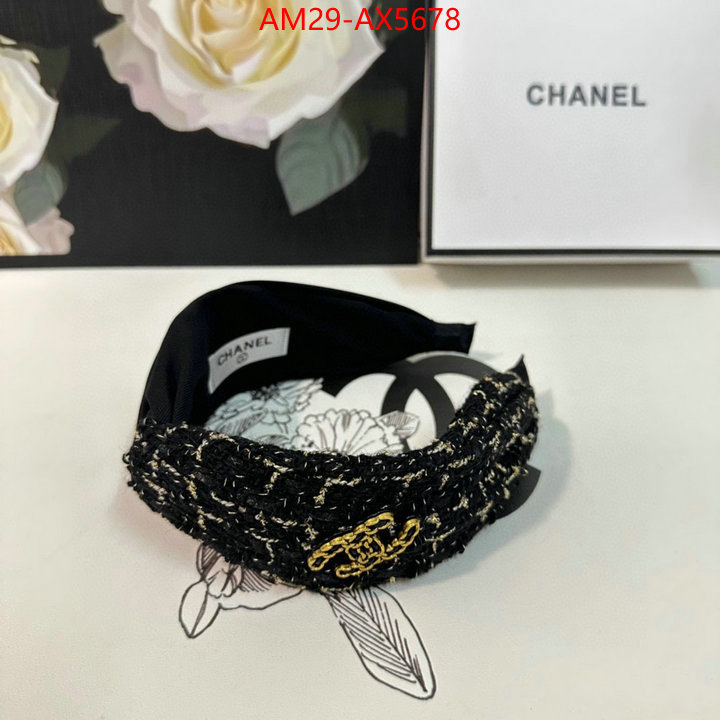 Hair band-Chanel designer fashion replica ID: AX5678 $: 29USD