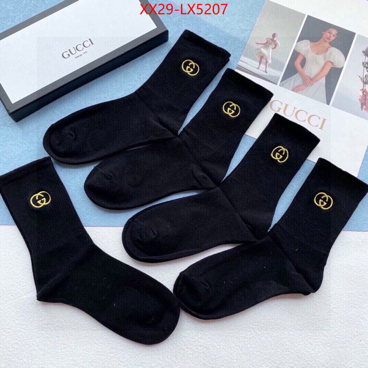 Sock-Gucci designer 7 star replica ID: LX5207 $: 29USD