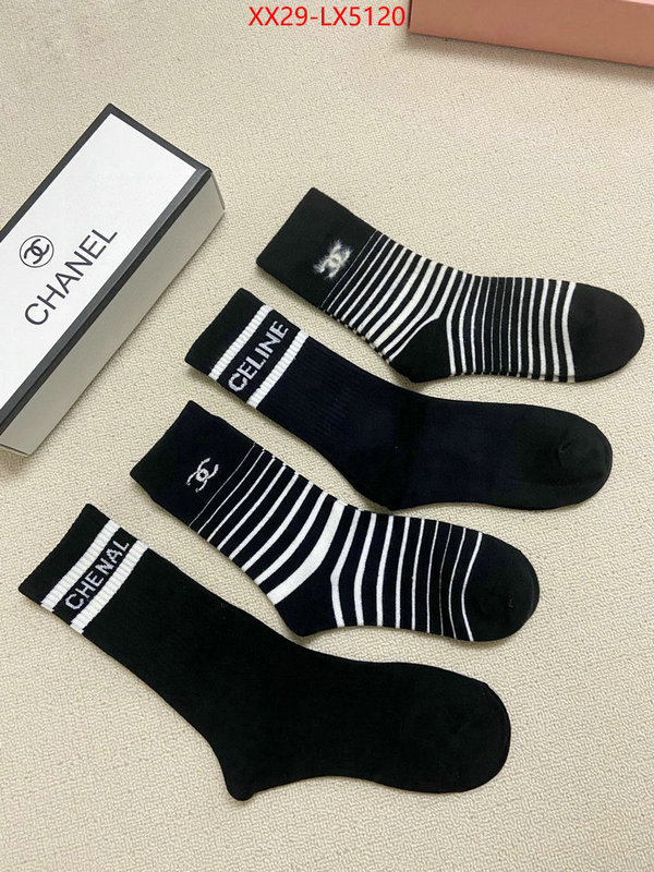 Sock-Chanel how to find replica shop ID: LX5120 $: 29USD