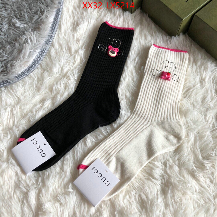 Sock-Gucci perfect quality ID: LX5214 $: 32USD