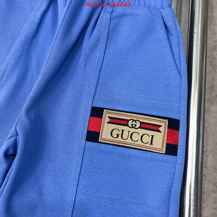 Kids clothing-Gucci highest quality replica ID: CX4643 $: 75USD