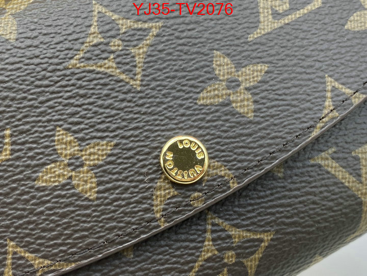 LV Bags(4A)-Wallet what is a counter quality ID: TV2076 $: 35USD,