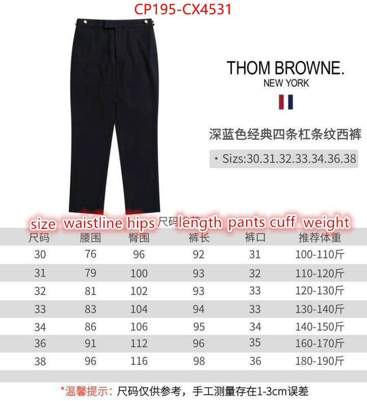 Clothing-Thom Browne fake ID: CX4531