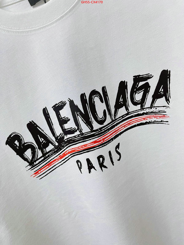 Clothing-Balenciaga designer 1:1 replica ID: CX4170 $: 55USD