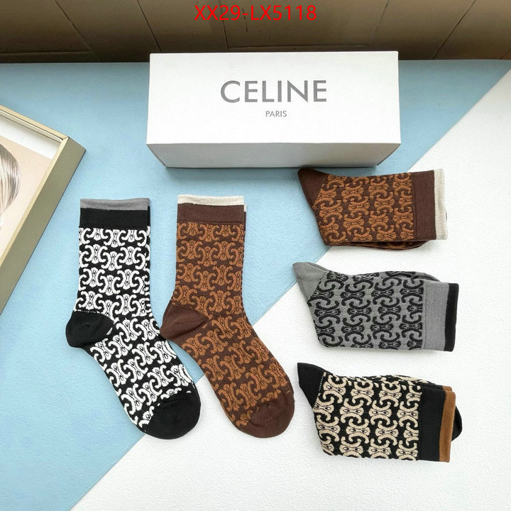 Sock-CELINE best wholesale replica ID: LX5118 $: 29USD