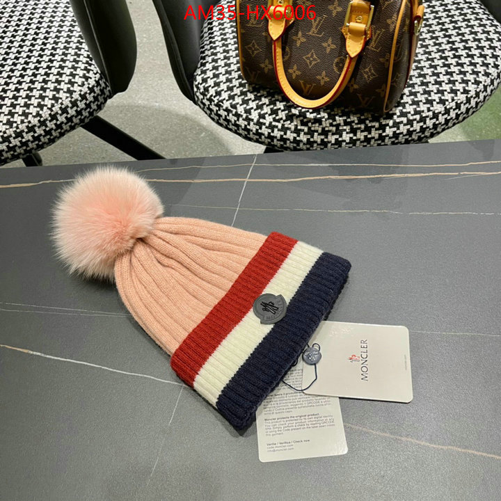 Cap(Hat)-Moncler the highest quality fake ID: HX6006 $: 35USD