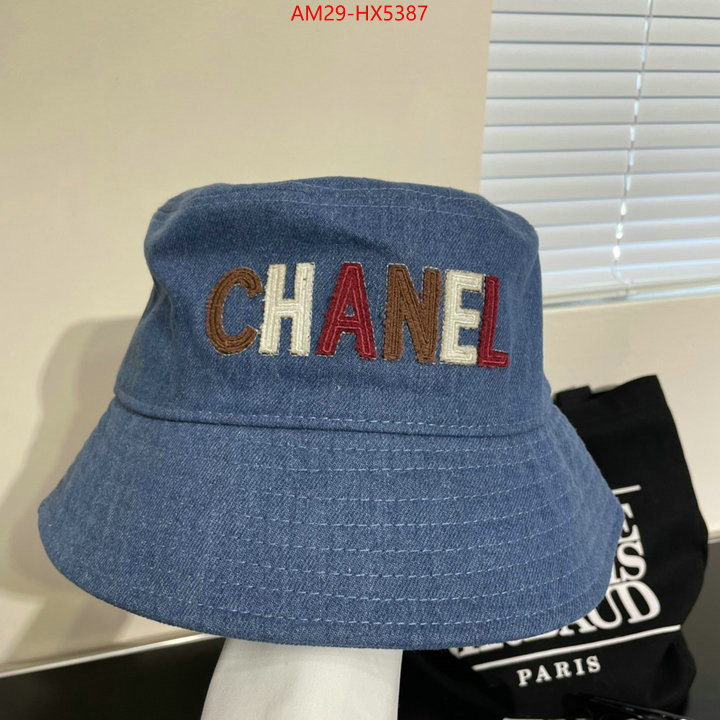 Cap (Hat)-Chanel designer 1:1 replica ID: HX5387 $: 29USD