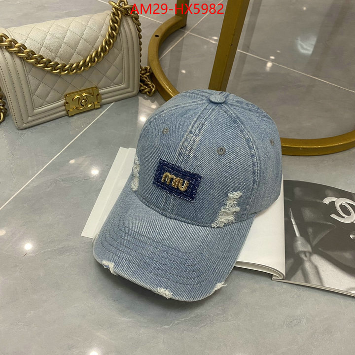 Cap(Hat)-Miu Miu replica sale online ID: HX5982 $: 29USD