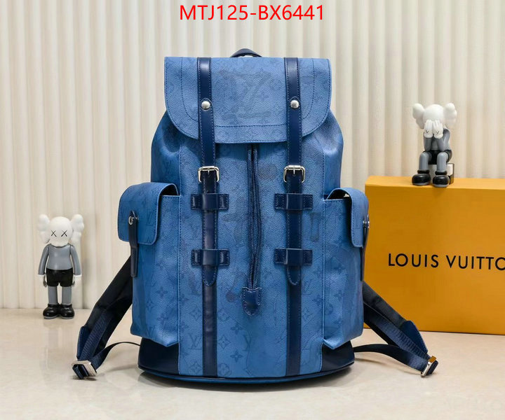 LV Bags(4A)-Backpack- mirror quality ID: BX6441 $: 125USD,