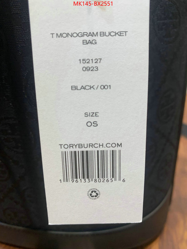 Tory Burch Bags(TOP)-Bucket Bag- high quality replica ID: BX2551 $: 145USD,
